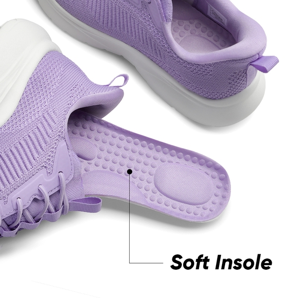 [ActiveFlow] Women's Comfortable Athleisure Sneakers - PURPLE - 4